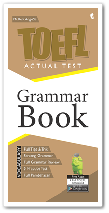 Buku TOEFL actual test: Grammar Book